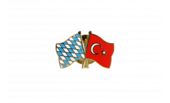 Freundschaftspin Bayern - Türkei - 22 mm