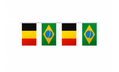 Freundschaftskette Belgien - Brasilien - 15 x 22 cm