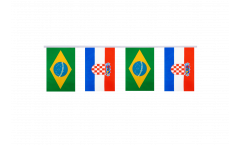 Freundschaftskette Brasilien - Kroatien - 15 x 22 cm