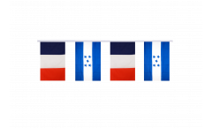 Freundschaftskette Frankreich - Honduras - 15 x 22 cm