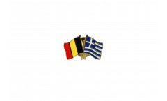 Freundschaftspin Belgien - Griechenland - 22 mm