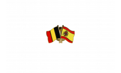 Freundschaftspin Belgien - Spanien - 22 mm