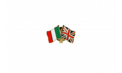 Freundschaftspin Italien - Großbritannien - 22 mm