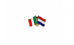 Freundschaftspin Italien - Niederlande - 22 mm