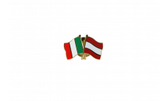 Freundschaftspin Italien - Österreich - 22 mm
