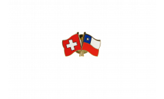 Freundschaftspin Schweiz - Chile - 22 mm