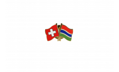 Freundschaftspin Schweiz - Gambia - 22 mm