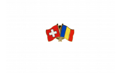 Freundschaftspin Schweiz - Rumänien - 22 mm