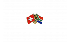 Freundschaftspin Schweiz - Südafrika - 22 mm