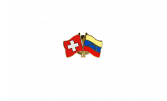 Freundschaftspin Schweiz - Venezuela - 22 mm