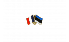 Freundschaftspin Frankreich - Estland - 22 mm