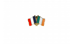 Freundschaftspin Frankreich - Irland - 22 mm