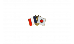 Freundschaftspin Frankreich - Japan - 22 mm