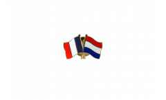Freundschaftspin Frankreich - Niederlande - 22 mm