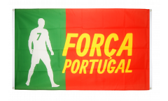 Balkonflagge Fanflagge Portugal Forca - 90 x 150 cm