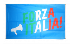 Balkonflagge Fanflagge Italien Forza Italia - 90 x 150 cm
