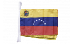 Fahnenkette Venezuela 7 Sterne mit Wappen 1930-2006 - 30 x 45 cm