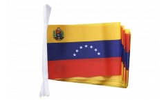 Fahnenkette Venezuela 7 Sterne mit Wappen 1930-2006 - 15 x 22 cm