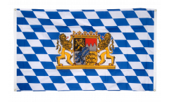 Balkonflagge Deutschland Bayern mit Löwe - 90 x 150 cm