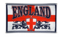 Balkonflagge England 2 Löwen - 90 x 150 cm