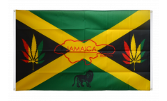 Balkonflagge Jamaika Reggae - 90 x 150 cm