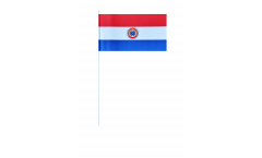 Papierfahnen Paraguay - 12 x 24 cm