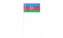 Papierfahnen Aserbaidschan - 12 x 24 cm