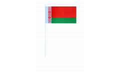 Papierfahnen Weißrussland (Belarus) - 12 x 24 cm