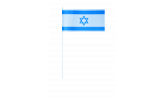 Papierfahnen Israel - 12 x 24 cm