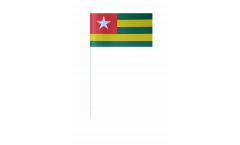 Papierfahnen Togo - 12 x 24 cm