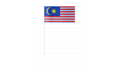 Papierfahnen Malaysia - 12 x 24 cm