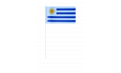 Papierfahnen Uruguay - 12 x 24 cm