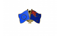 Freundschaftspin Europa - Neuseeland - 22 mm