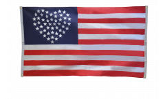 Balkonflagge Herzflagge USA - 90 x 150 cm