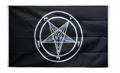 Balkonflagge Baphomet Church of Satan - 90 x 150 cm