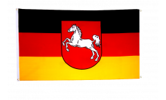 Balkonflagge Deutschland Niedersachsen - 90 x 150 cm