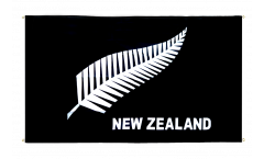 Balkonflagge Neuseeland Feder All Blacks - 90 x 150 cm