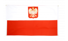 Balkonflagge Polen mit Adler - 90 x 150 cm