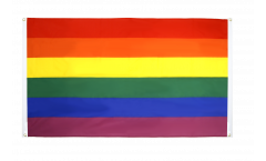 Balkonflagge Regenbogen - 90 x 150 cm