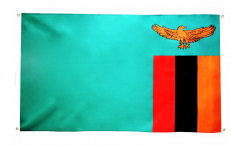 Balkonflagge Sambia - 90 x 150 cm