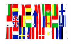 Balkonflagge Europäische Union EU 27 Staaten - 90 x 150 cm