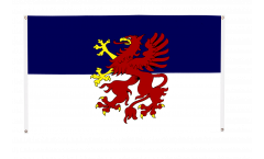 Balkonflagge Pommern - 90 x 150 cm