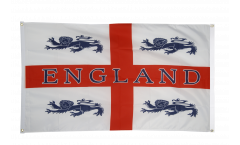 Balkonflagge England 4 Löwen - 90 x 150 cm