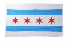 Balkonflagge USA City of Chicago - 90 x 150 cm