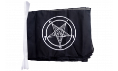 Fahnenkette Baphomet Church of Satan - 30 x 45 cm