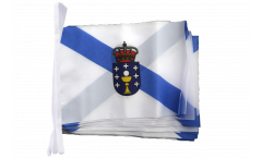 Fahnenkette Spanien Galicien - 15 x 22 cm