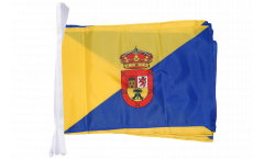Fahnenkette Spanien Gran Canaria - 30 x 45 cm