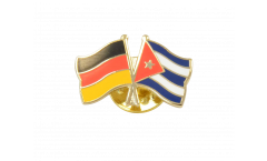 Freundschaftspin Deutschland - Kuba - 22 mm