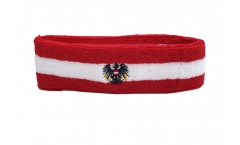Stirnband Österreich mit Adler - 6 x 21 cm