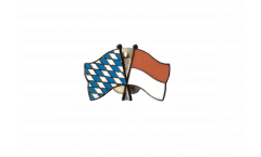 Freundschaftspin Bayern - Indonesien - 22 mm